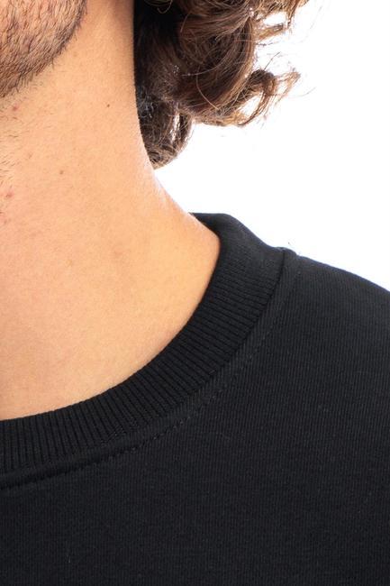 MENDIL Sudadera con cuello redondo negro2 - Sudaderas