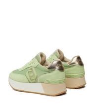 LIUJO DREAMY 02 Zapatillas con plataforma verde claro/oro claro - Zapatos Mujer - 5