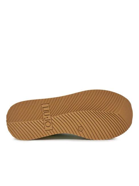 DREAMY 02 Zapatillas con plataforma verde claro/oro claro - Zapatos Mujer