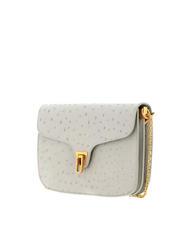 COCCINELLE BEAT OSTRICH Mini bolso bandolera, en piel. - Bolsos Mujer