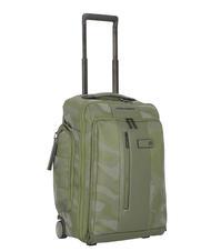 PIQUADRO BRIEF 2 Carro de cabina con portabilidad de mochila. verde - Equipaje de mano - 4