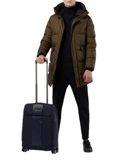 BRIEF 2 Carro para equipaje de mano azul - Equipaje de mano