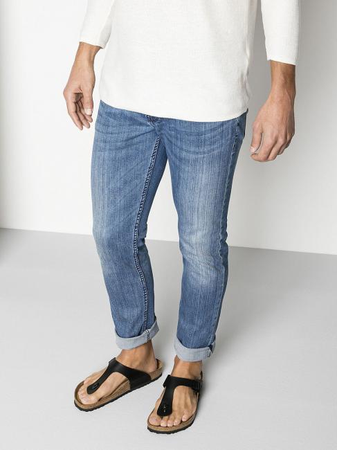 GIZEH BIRKO-FLOR Sandalia de dedo negro - Zapatos unisex