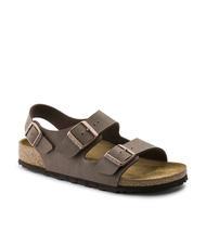 BIRKENSTOCK MILANO Sandalia tipo pantufla Birko-Flor moca - Zapatos unisex - 4
