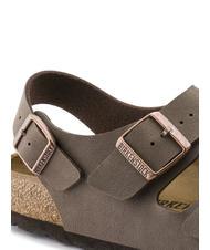 BIRKENSTOCK MILANO Sandalia tipo pantufla Birko-Flor moca - Zapatos unisex - 6