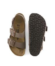 BIRKENSTOCK MILANO Sandalia tipo pantufla Birko-Flor moca - Zapatos unisex - 7