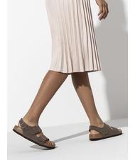 BIRKENSTOCK MILANO Sandalia tipo pantufla Birko-Flor moca - Zapatos unisex - 9