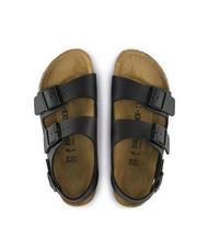 BIRKENSTOCK MILANO Sandalia tipo zapatilla Birko-Flor negro - Zapatos unisex - 3