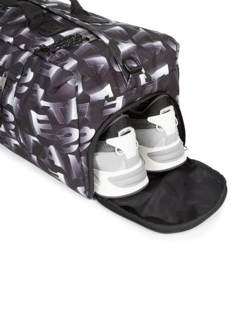 DUFFL'R M Bolsa de viaje con bandolera tipo bloque negro - Bolsas de viaje