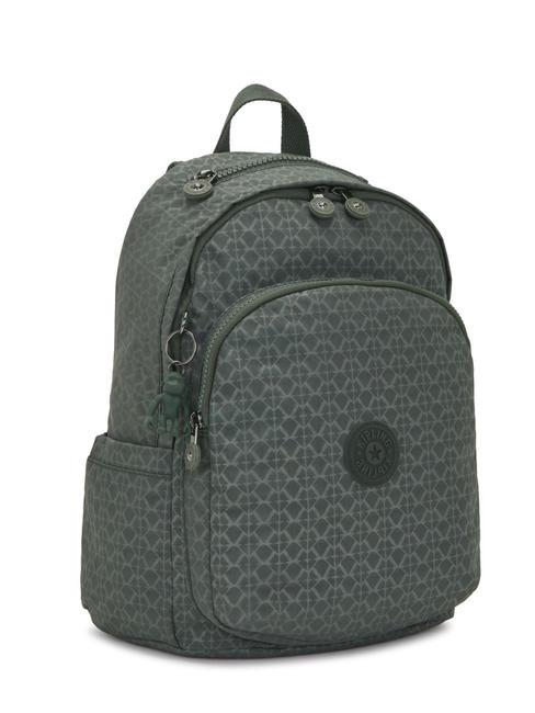 DELIA M Mochila firmar en relieve verde - Bolsos Mujer