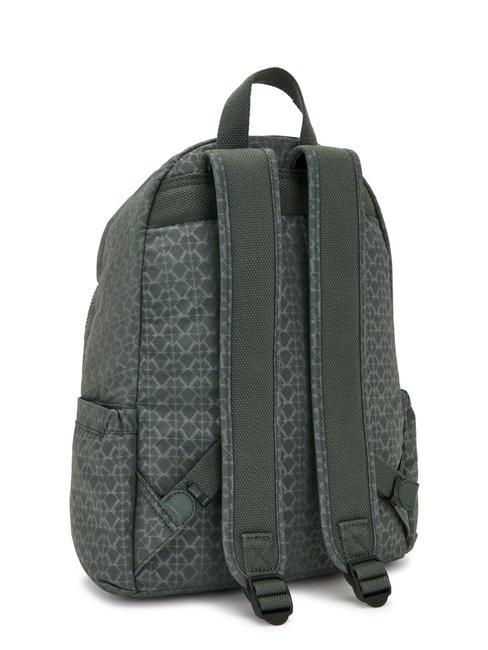 DELIA M Mochila firmar en relieve verde - Bolsos Mujer