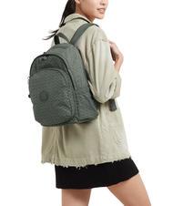 KIPLING DELIA M Mochila firmar en relieve verde - Bolsos Mujer - 6