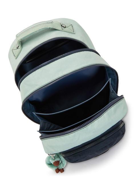 CLASS ROOM Mochila grande bloque verde mar - Mochilas Escuela & Tiempo Libre