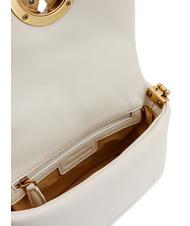 PINKO LOVE CLICK PUFF Bolso bandolera mini de piel blanco + color bloque blanco - Bolsos Mujer - 5