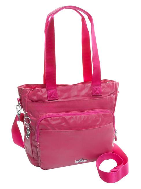 SINISIA Bolso bandolera con bandolera laca fucsia - Bolsos Mujer