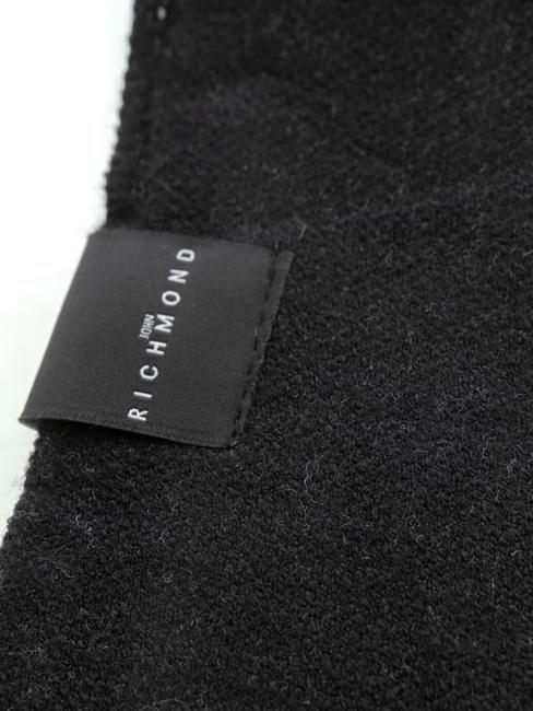 ZAMIG Bufanda con logo grande negro/negro - Bufandas