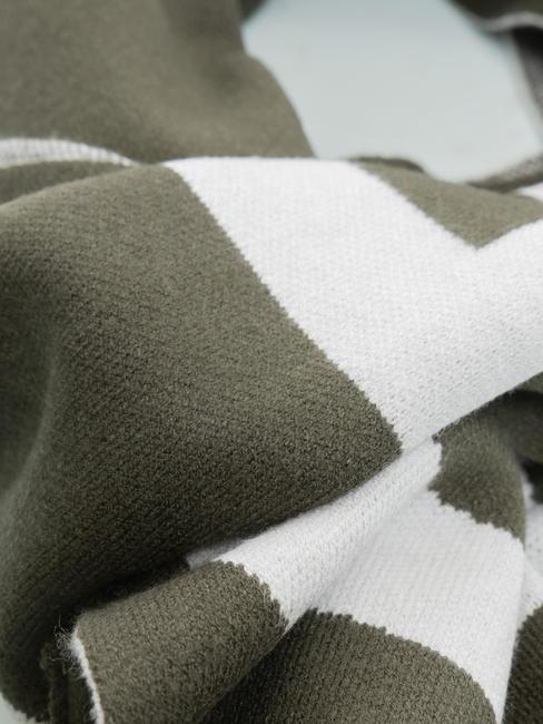 ZAMIG Bufanda con logo grande mil verdes. - Bufandas