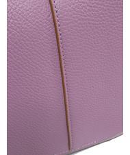 GIANNI CHIARINI HELENA ROUND Bolso de piel con doble bandolera. argyle p&uacute;rpura - Bolsos Mujer - 4