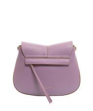 GIANNI CHIARINI HELENA ROUND Bolso de piel con doble bandolera. argyle p&uacute;rpura - Bolsos Mujer - 5