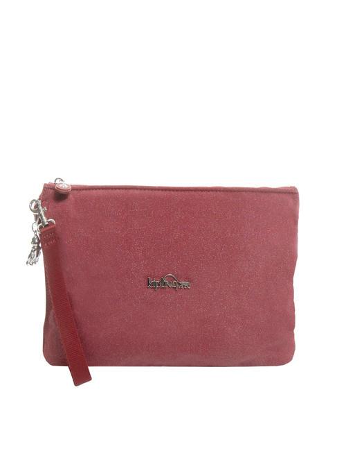 IAKA L WRISTLET Bolso de mano Trio con puño brillo carmín - Bolsos Mujer