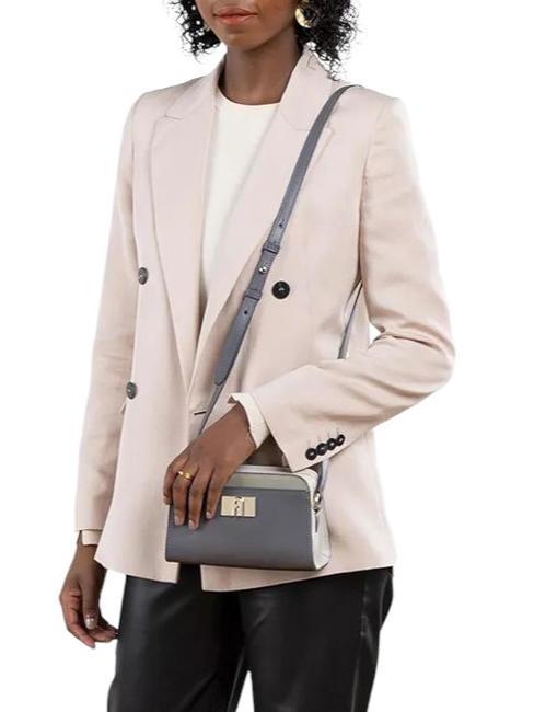 1927 Bolso mini de piel suelo/mármol con perla e - Bolsos Mujer