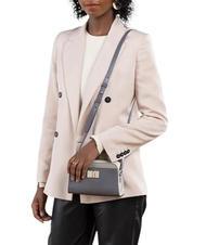 FURLA 1927 Bolso mini de piel suelo/mármol con perla e - Bolsos Mujer - 5