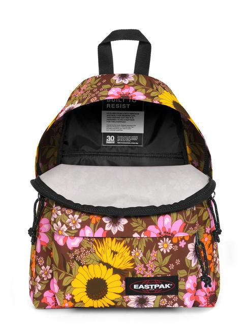 PADDED DAY PAK'R SMALL Mochila porta tablet marrón flor pop - Mochilas Escuela & Tiempo Libre