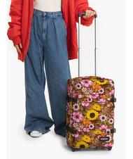 EASTPAK TRANSIT'R S Carro de equipaje de mano marrón flor pop - Equipaje de mano - 6