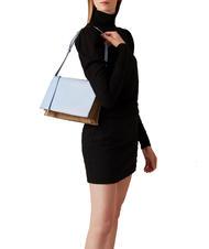 BORBONESE LIVRE  Bolso bandolera, en piel. topacio natural/op - Bolsos Mujer - 5