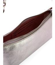 COCCINELLE AURA  Mini bolso bandolera, con bandolera SILVER - Bolsos Mujer - 4