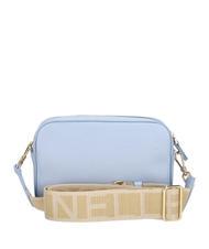 COCCINELLE TEBE Bolso bandolera en piel texturizada niebla azul - Bolsos Mujer - 3