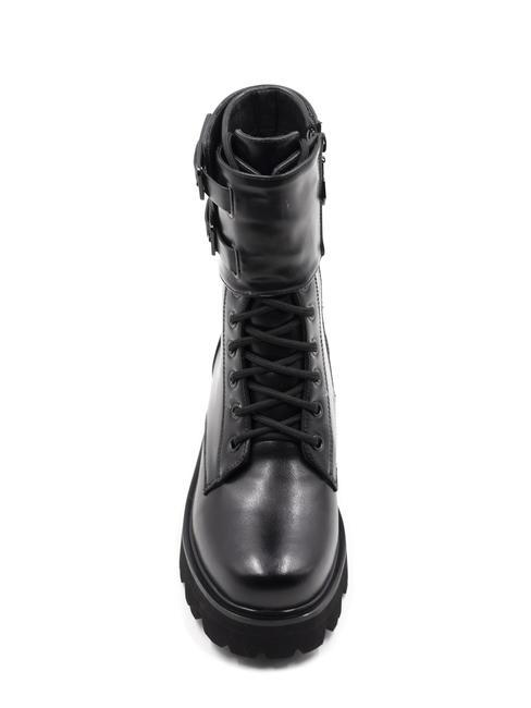 BUCKLE Botines anfibios con hebillas negro - Zapatos Mujer