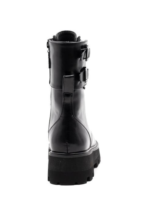 BUCKLE Botines anfibios con hebillas negro - Zapatos Mujer