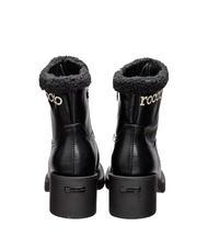 ROCCOBAROCCO LOGO Botines altos con cremallera negro - Zapatos Mujer - 4