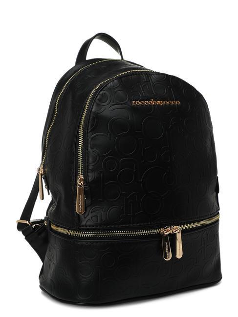 RUBINO Mochila con logo en relieve negro - Bolsos Mujer