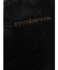 ROCCOBAROCCO RUBINO Mochila con logo en relieve negro - Bolsos Mujer - 4