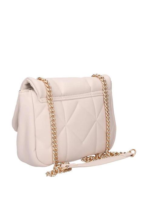 SOLE Bolso bandolera con solapa blanquecino - Bolsos Mujer