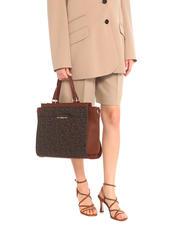 ROCCOBAROCCO GIADA Bolso de mano con bandolera blanco/piel de vaca - Bolsos Mujer - 5