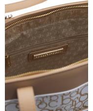 ROCCOBAROCCO GIADA Bolso shopping con bandolera blanco/piel de vaca - Bolsos Mujer - 4