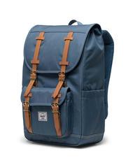HERSCHEL LITTLE AMERICA MID mochila mediana espejismo azul/puntada blanca - Mochilas Escuela & Tiempo Libre - 2