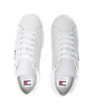 TOMMY HILFIGER TJ LOW CUPSOLE LOW Zapatillas de piel color crudo - Zapatos Hombre - 5