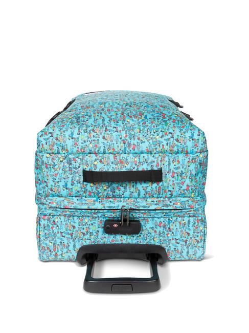 TRANVERZ M Carro mediano patr&oacute;n wally azul - Trolley Semirr&iacute;gidos
