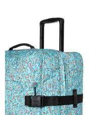 EASTPAK TRANVERZ M Carro mediano patr&oacute;n wally azul - Trolley Semirr&iacute;gidos - 5