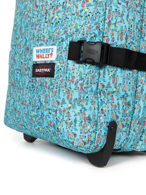TRANVERZ M Carro mediano patr&oacute;n wally azul - Trolley Semirr&iacute;gidos