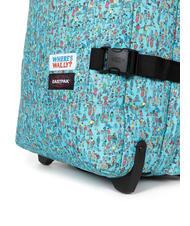 EASTPAK TRANVERZ M Carro mediano patr&oacute;n wally azul - Trolley Semirr&iacute;gidos - 6