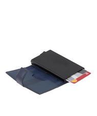 PIQUADRO PAUL Tarjetero de piel azul - Carteras Hombre - 3