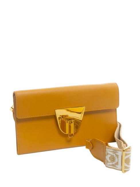 NICO SELLERIA Bolso bandolera de piel con bandolera resina - Bolsos Mujer