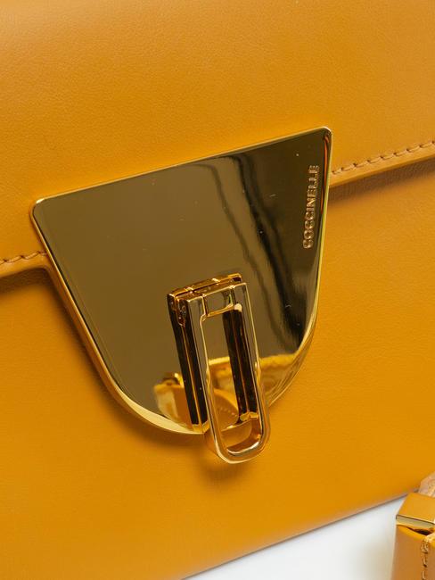 NICO SELLERIA Bolso bandolera de piel con bandolera resina - Bolsos Mujer