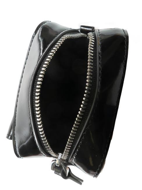 BEAT SHINY CALF Bolso de piel micro cepillada negro - Bolsos Mujer