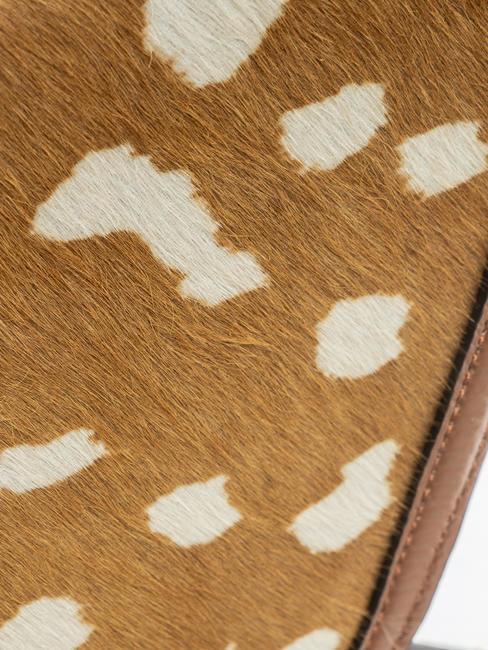 JOSEPHINE PONY Bolso de piel con aplicación estilo potro mul.brule/brule - Bolsos Mujer